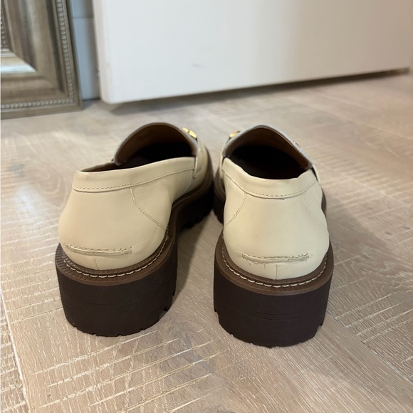 Sam Edelman Laurs Cream Loafers - Picture 5 of 9